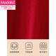 
Modal pajamas for women in spring and autumn pure cotton long-sleeved nightgown red zodiac year women's new wedding wedding morning robe bathrobe home clothes MZZ9922 women's style L (165)
