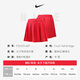 NIKE耐克网球半身裙短裙女速干郑钦文同款新款百褶裙带打底裤防走光 FZ6513-687 新款红色 S