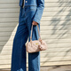 
NUCELLE Newzhilan Shenyue same bag for women 2025 Pegasus bowling bag Boston bag single shoulder armpit bag Chinese Valentine's Day gift Oak brown [deerskin] [Chinese Valentine's Day gift] Fashion high-end brand to give girlfriend