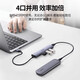 
Green Network (UGREEN) USB30 four-port high-speed hub dock with power supply port CM636 1 meter CM219 USB to USB3.0 splitter 15918