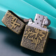 Zippo Genuino Genuino Old Armor Zodiac Retro Retro Tesoro de regalos Ox a Gankun [nueva máquina sin aceite] DY9902TJ