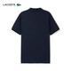 LACOSTE French crocodile classic casual loose short-sleeved lapel Polo shirt for men and women | PH2760 166/Navy Blue S (170)