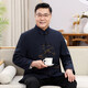 New Year's new Tang suit men's senior grandparents spring and autumn jacket coat Chinese style zodiac year high-quality suit red 9230 [single top] 2XL /185 [recommended 150-175Jin [Jin equals 0.5 kg]]