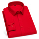 Hengyuanxiang Chemise masculine Coton Coton Blanc Blanc des hommes à manches longues pour hommes à manches longues, Spring, été et automne Businet Free Ironing Top 6630 42 Poids d'environ 160-170 Jin [Jin est égal à 0,5 kg]