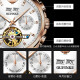
Patek Philippe Switzerland certified famous watch top ten watches for men fully automatic mechanical watch men's watch luminous waterproof men's watch Oupinke-3291-brown leather rose white free engraving