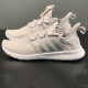 Adidas official running shoes women's shoes 2025 summer new breathable one-foot sneakers comfortable cushioning light casual shoes HP6228/gray 36 (220mm)
