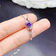 Fujiu natural tanzanite magic wand pendant for women 925 silver inlaid with sapphire scepter niche design clavicle necklace gift
