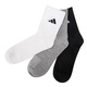 
Adidas socks for men and women 25 summer new three-pair low-top breathable basketball sports training casual socks JC9272/black white and gray/middle tube/three-pair [M]Suggested shoe size: 39-42/24-26cm