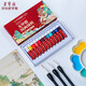 Rongbaozhai Chinese painting paint tool set for beginners, elementary school students, children's ink painting, Chinese painting and brush supplies, a complete set of 12-color entry-level 12-piece set