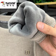 Woodpecker integrated velvet high-end round neck sweater for men's autumn and winter style plus velvet thickened warm base knitted sweater clothes 10749/9906 black [plug thickened] XL
