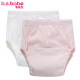 Baby training pants baby underwear baby breathable toilet diapers diaper bag (pink + white) 2 packs size 90 size Baby training pants (pink + white) 90 size 2 packs