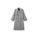 Peacebird [même style dans le centre commercial] Vêtements féminins 2025 Spring Nouveau Silhouette Windbreaker Silhouette A1Bef1396 Gray L 165