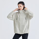 Tuoluzer Outdoor-Sport dreidichte Windbreaker-Jacke für Männer und Frauen im Herbst und Winter loser Windfehler wasserdichte Bergsteigeranzug Wanderung Wasserdichte Jacke apricosenfarbe s