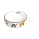 Fat Donglai's same style bowl with handle, ceramic instant noodle bowl with handle, student dormitory household, cute cat 2023 new model, handle bowl + lid - four cats
