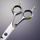 HELLOLEIBOO pet scissors, special scissors for dog hair cutting, pet grooming professional trimming curved scissors for cutting dog hair, all-steel tooth scissors