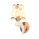 Bikehu's Bedside Wall Light dormitorio Moderno 2024 Nuevo estilo NUEVO Sala de estar creativa Balcón de pared francesa Caminata XHXB686 Bola de oro [luz cálida]