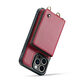 
Huaqiangbei Digital is suitable for Apple 14 mobile phone case 15 bracket lanyard wallet iphone16ProMax card change card bag 13 leather black iPhone16plus
