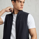 EMZ ORDOS Spring and Summer Nuevo chaleco para hombres elásticos transpirables luces deportivas de color sólido