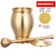 Daizhuo pure copper pounding jar, pestle, cup, beating bowl, mortar, mortar, mortar, brass cup, pounding garlic masher, grinder, solid brass pounding jar, trumpet