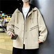 Boledi Frühlings- und Herbstkleidung Junior High School-Schüler Jacken hübsche Jungen Jacken 11-15 Jahre alte Teenager Männer-Baseballuniformen Trend 687 Gray (einteilige Jacke) hoher Qualität 175 2xl (Empfohlenes Gewicht 130-150 Jin [Jin gleich 0,5 kg]))