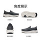 Zulijian alte Mannschuhe einen Fuß, mittleren und jungen lässigen Schuhe, Seidenfaden Daddy Schuhe 25117005J Carbon Ash-40