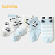 Balabala socks summer mesh socks thin breathable infant socks anti-cold jacquard five pairs pack 209225172202