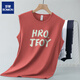 
ROMON (ROMON) modal ice silk vest men's summer thin cool quick-drying sports vest hurdle basketball fitness sleeveless T-shirt 086-695 black- 2XL