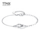 TTMIX snake bracelet platinum pt950 women's platinum temperament bracelet birthday gift for girlfriend 2.9-3.1g 16+2cm