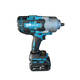 XMSJ brushless electric wind cannon large torque pneumatic wrench small wind cannon sleeve tool lithium electric cannon 2000 Nm 88F one electric one charge 2000NM) 10c (5009