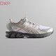 
Asics GEL-NIMBUS 10.1 X KITH Asics men and women low top silver gray retro casual running shoes Silver gray 1203A723-100 37.5