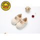 G.DuckKids Petit canard jaune printemps et automne Nouveau coton coloré Soft Sole Baby Chaussures 2025 hommes et femmes bébé Soft Sole Girls Indoor Chaussures pour les tout-petits Coton coloré à cinq points Longueur intérieure CM 11