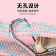 
Reliable hole-free women's braided belt elastic elastic canvas belt breathable casual and versatile student trousers belt high appearance pink blue [versatile items breathable and wear-resistant] 110cm