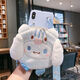 Huanxiao Yugui Dog Coin Wallet Opporeno7 Caja de teléfono móvil A93A8A72 Pareja A11A35 Crossbody Rope K9 Real V15 Pink Tpu [Yugui Dog + Slant Range Lanyard.] A59/A59S