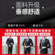 Red Dragonfly Suit Men's Jacket Business Slim Suit Jacket Application Work Professional Formal Groomsman Wear Groom Wedding Dress Black 6XL 175-190Jin Jin equals 0.5 kg