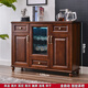 Zifei (Zifei) Massive Holz Tee Barmaschine Haushaltswasserspender Vollautomatisch Chinesisch 2024 Neues Wohnzimmerschrank integriert 6626 Farben mit warmem