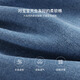 马克珍妮女童柔软舒适背带裤宝宝纯棉连体裤2025年春装新款250282 牛仔蓝 90 （建议身高84-93）