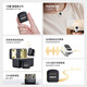 Mi Sheng Linglong S1 Sugar Cube Wireless Lavalier Microphone Lavalier Noise Reduction Recording Equipment Anchor Blogger Outdoor Live Broadcast Vlog Short Video Shooting K Singer Mobile Phone Radio Microphone Navy Blue Lightning Interface One Drag One - Compact and Lightweight