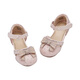 DAVE&BELLA girls sandals summer new children's flash diamond crystal shoes non-slip baby princess shoes foreign style children's leather shoes pink ready stock 21