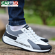Cartelo-Herrenschuhe 2025 Herbst neue atmungsaktive Leinwandschuhe modische und vielseitige trendige Freizeitschuhe für einbeinige Fahrschuhe für Männer AW9902 Blaues Stoffmodell Die Größe ist klein/Größe Eins Größe 38