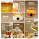 LOCK&LOCK all-glass health kettle electric kettle split boiling teapot small flower teapot constant temperature heating insulation mini teapot EJK33551L