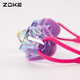 Zhouke's new adult high-definition anti-fog myopia electroplated swimming goggles zoke unisex training comfortable fit swimming goggles rose red purple green (electroplating) 624501303-2 600 degrees