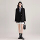 Yi Xiqi casual suit jacket for women loose 2025 spring and autumn new silhouette temperament high-end small suit top black M