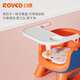Rikang (rikang) baby dining chair, calling chair, baby learning chair, multi-functional children's dining table RK-X2009-2 Orange