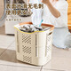 Ou Runzhe two-piece folding dirty clothes basket bathroom toilet retractable dirty clothes basket clothing storage large capacity dirty clothes basket