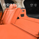 24 Arten von Anfragen M7-Kofferraumkissen vollständig eingekreist ultar neuer Version Fünfsitzer 22 Arten von Anfragen M7 Sechssitzer Trunk-Kissen echtes Leder mit rotem Tee Orange voll eingekreist + Lower Warehouse Cushion Aito Anfrage M724 Fünf-Sitzer