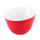 Mélamine Incliné Bol de bouche imitation commerciale Porcelaine Hot Pot Restaurant Table Vérification en plastique Laitue Laitue seau en libre-service Sauce d'assaisonnement Petit ingrédients lb 13063 blanc /
