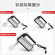 DEATKN German handheld egg beater multi-functional household egg white cream batter whipper high-power electric egg beater black standard 304 egg beater stirring hook
