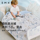 嫚熙（EMXEE）婴儿夏凉被新生儿空调被宝宝被幼儿园儿童被子 天鹅舞曲120*150cm