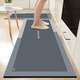 Ziwu Qian Küche Spezielle Bodenmatte Küche Matte Haushalt Teppich Wasserabsorption Anti-Rutsch Wasserabsorption Matte Eingangstür kostenlos Badezimmer Schnitt wasserdichtes Diatom Schlammbodenmat yy1449 40*60 cm [Wasserabsorption Schnellrocknen/Anti-Rutsch und schmutzresistent]