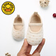 G.DuckKids Petit canard jaune printemps et automne Nouveau coton coloré Soft Sole Baby Chaussures 2025 hommes et femmes bébé Soft Sole Girls Indoor Chaussures pour les tout-petits Coton coloré à cinq points Longueur intérieure CM 11